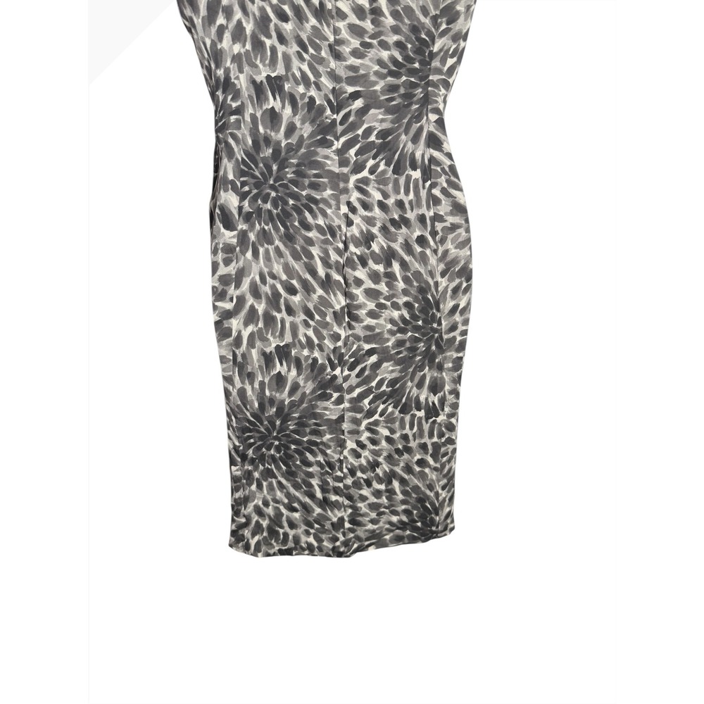 Ann Taylor Dress Size‎ 8 Sleeveless Silk Animal Print Sheath Career Dress 🤎🖤🤎 - Picture 2 of 8